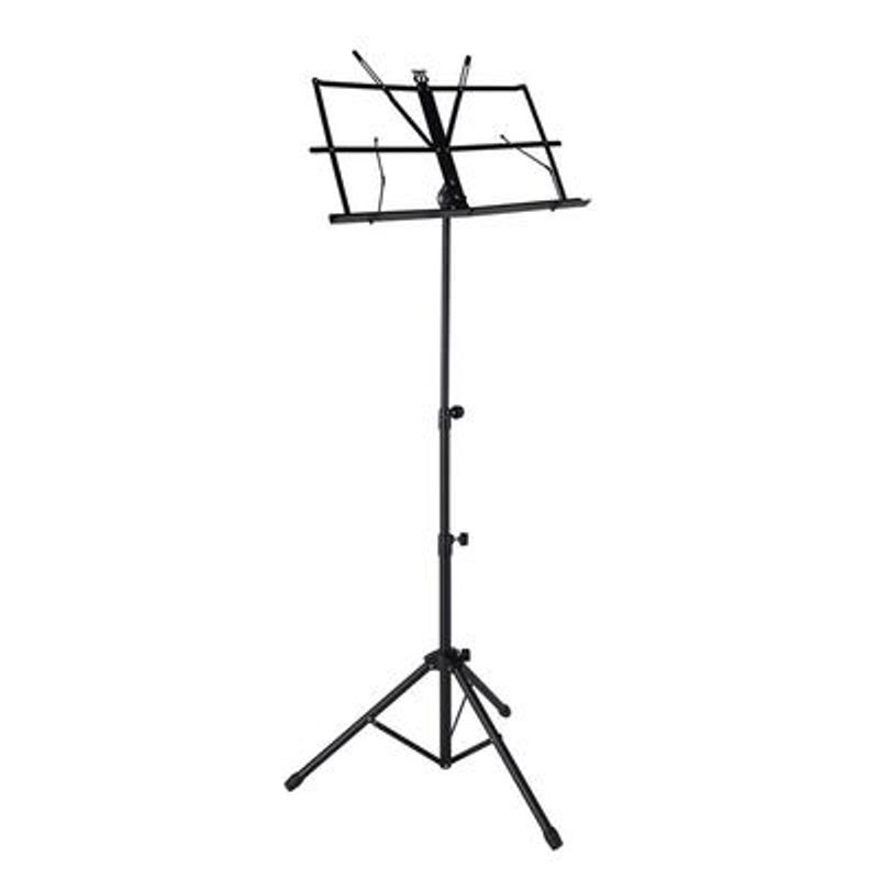 Boston Notestativ svart med bag . (min 46cm- max108cm)