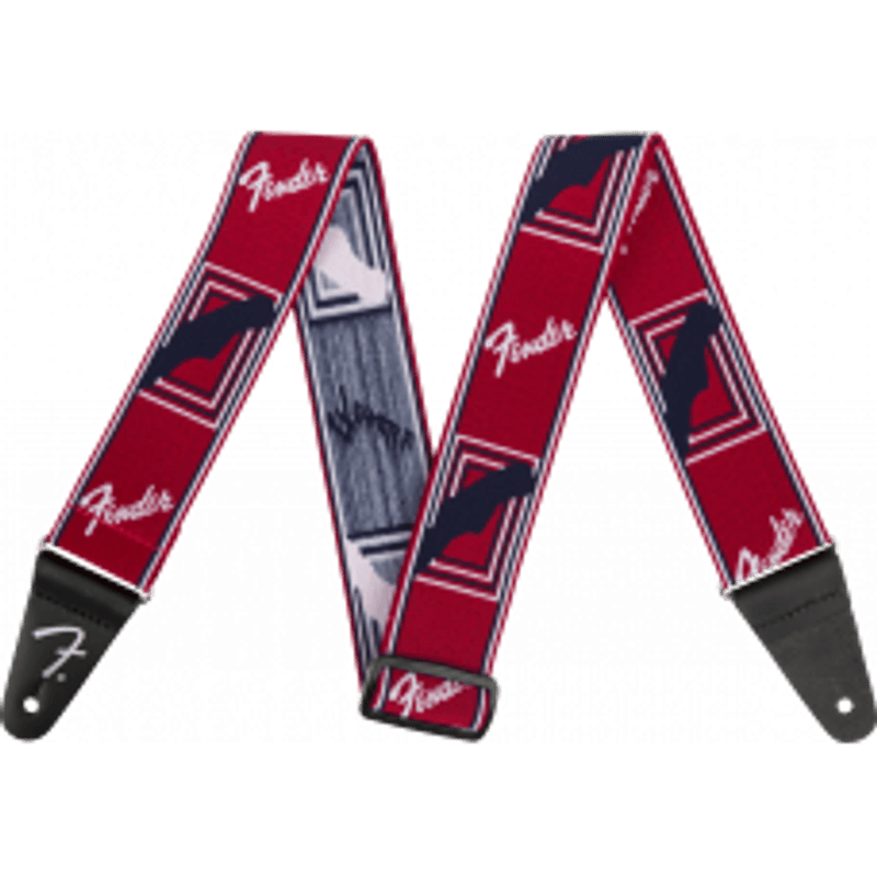 FENDER WEIGHLESS MONOGRAMREIM RØD