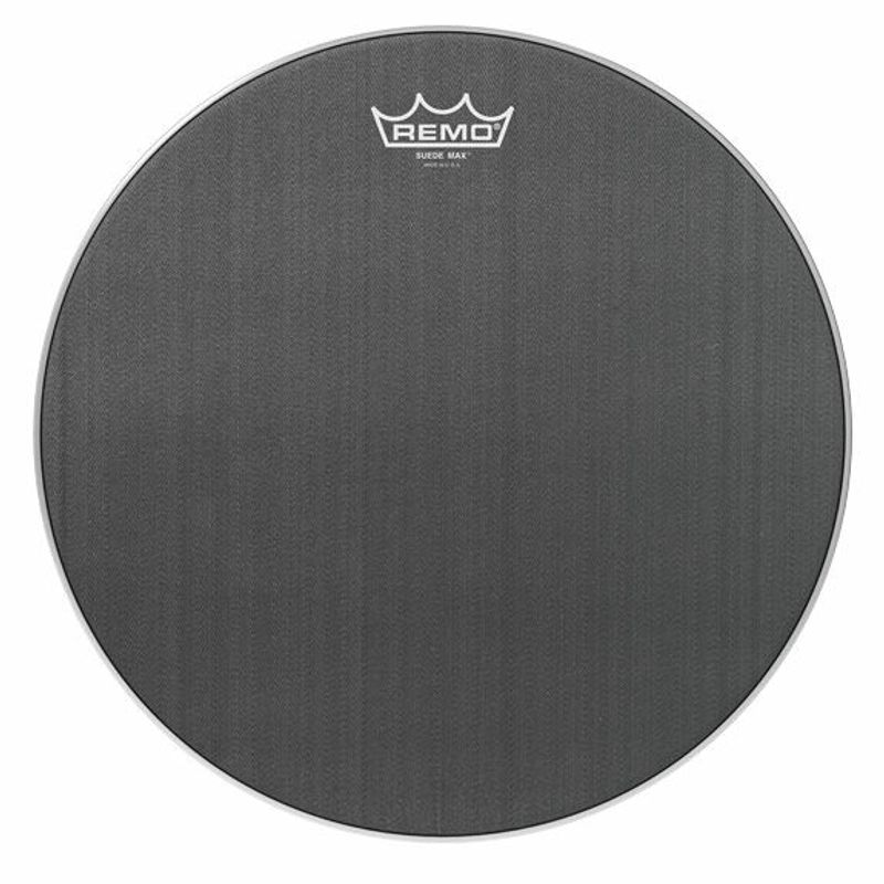 Remo Suede Max Svart Matt Marsjtrommeskinn. 13''-14''