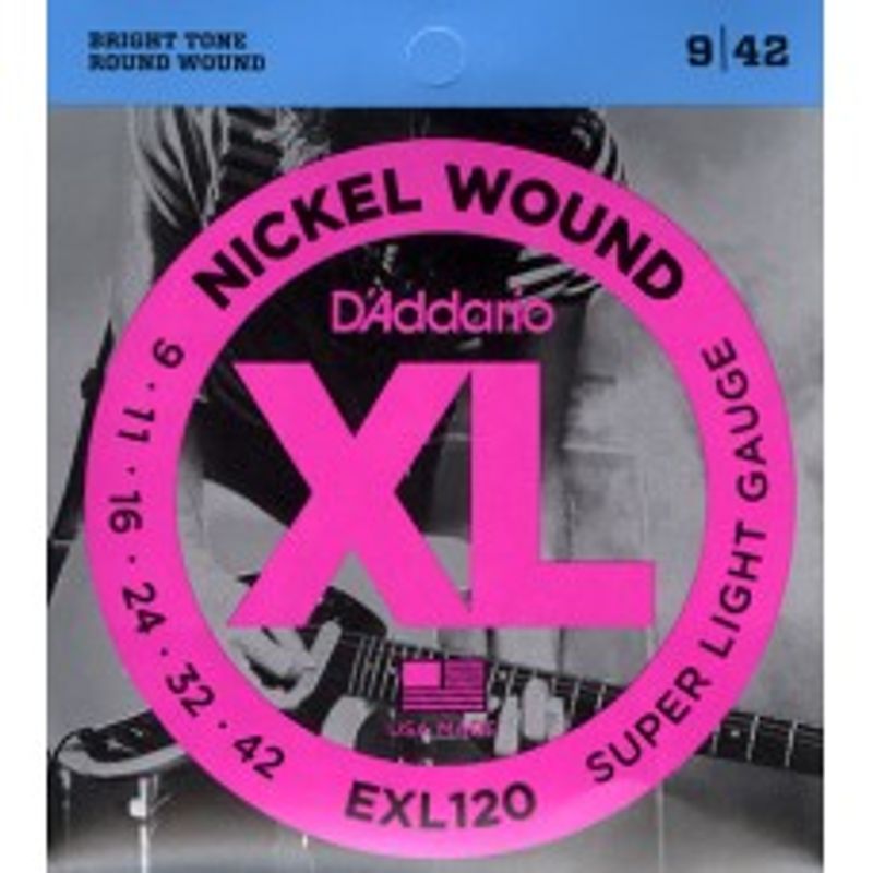 D'Addario EXL120 sett Elgitar