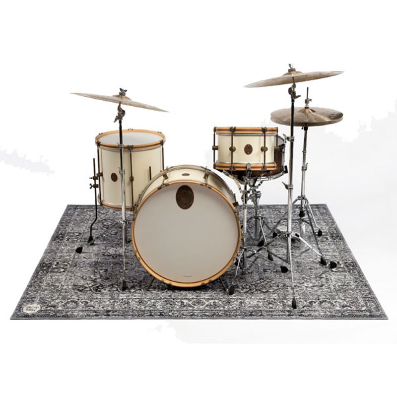 DRUMnBase Persian Stage Mat Grey 185 x 160cm