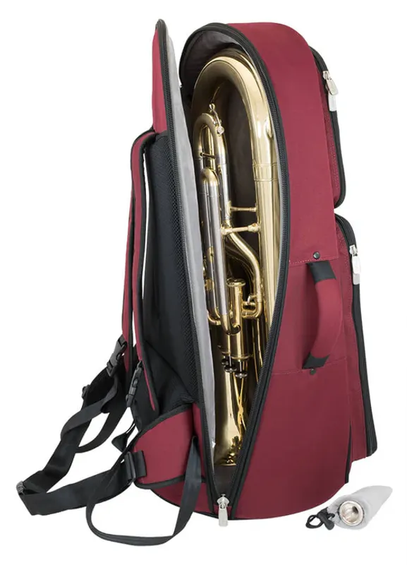 Tom & Will Euphonium Etui/Bag. Burgunder