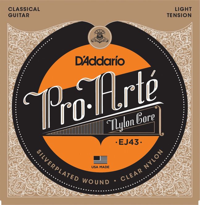 Hovedbilde D'Addario Fretted EJ43. Light Tension