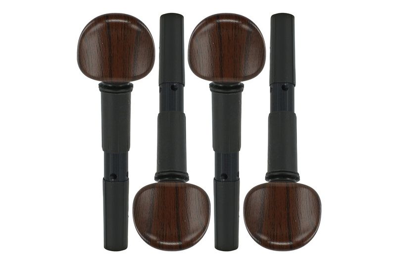 Wittner Medium Fiolin Finetuner Pegs / Skruer Rosewood imitert 3/4-4/4 str. 4 stk i pakken