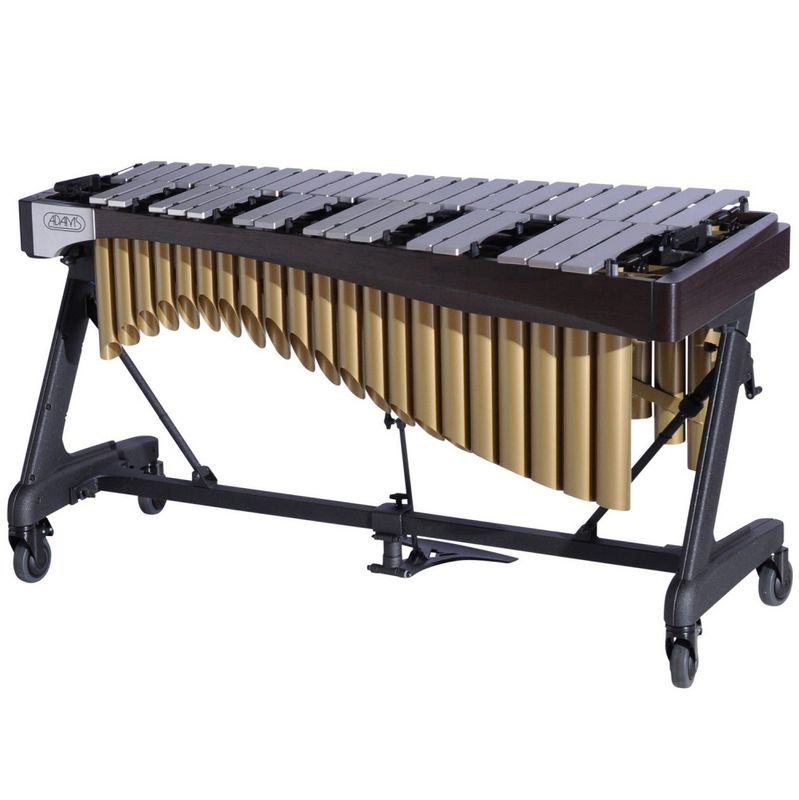 Vibrafon Adams Artist Alpha VAWA30S-43, 3 Octaves, F3-F6, 57-38mm Bars, w/Motor, Silver, Apex Frame, 43 Espresso/Satin Gold